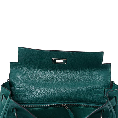 Hermes Taurillon Clemence Kelly Retourne 28 Malachite 10 of 45