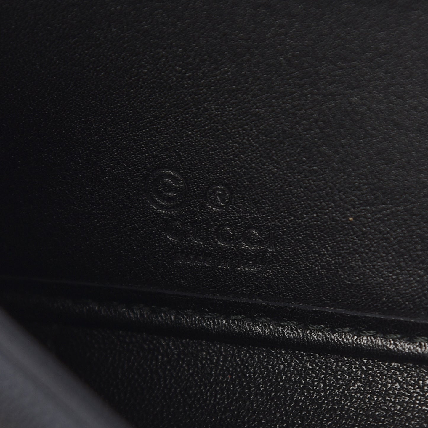 Microguccissima Zip Around Wallet Black