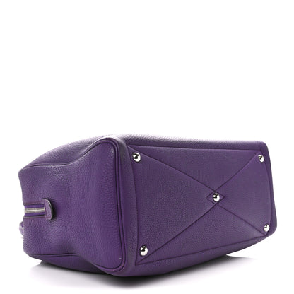Hermes Taurillon Clemence Victoria II 35 Ultraviolet 4 of 14