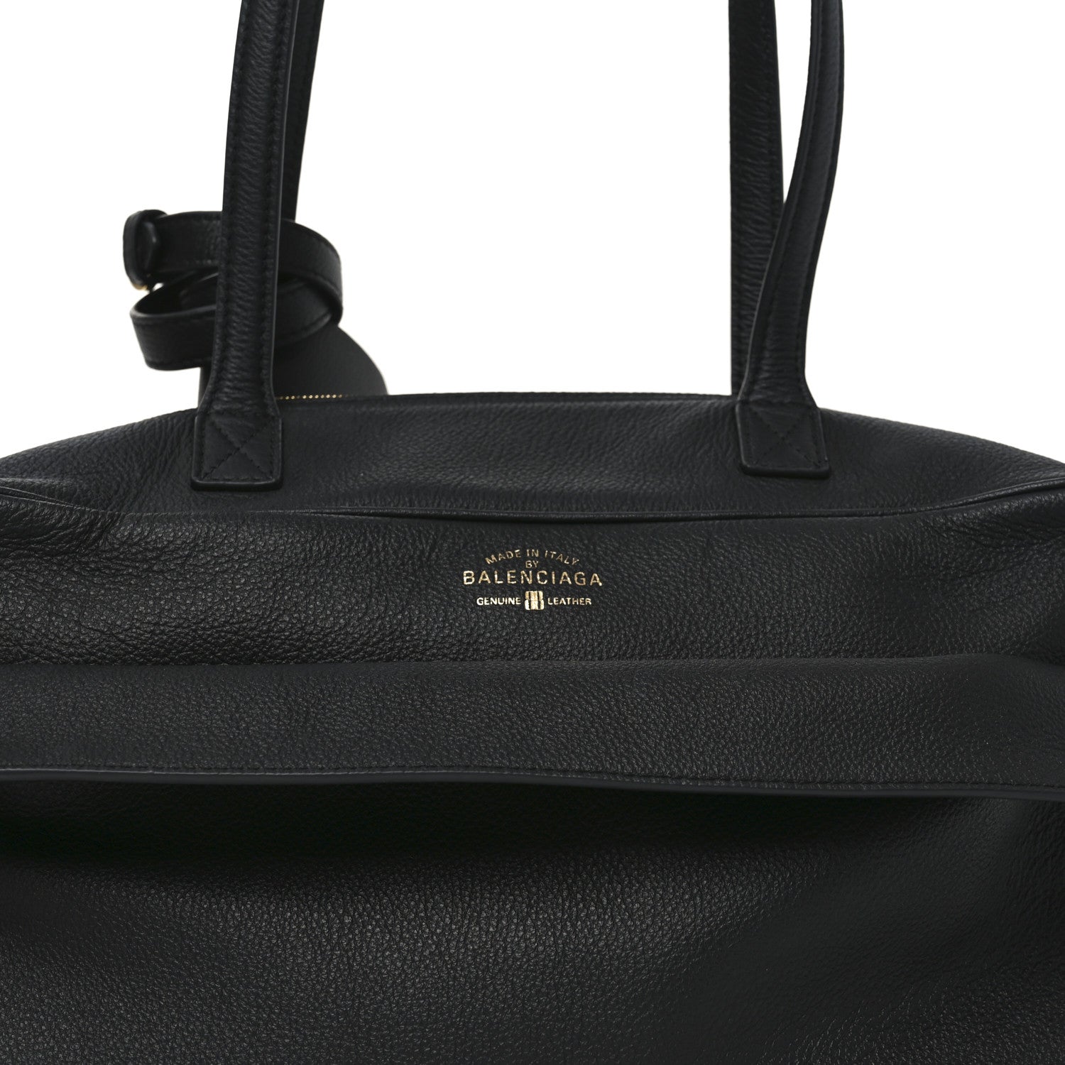 Balenciaga Grained Calfskin Medium Carrie Bowling Bag Black 7 of 9