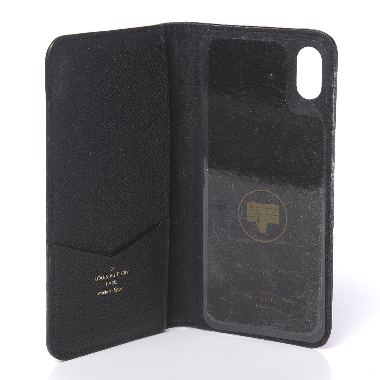Louis Vuitton Empreinte iPhone XS Max Folio Case Black 5 of 10