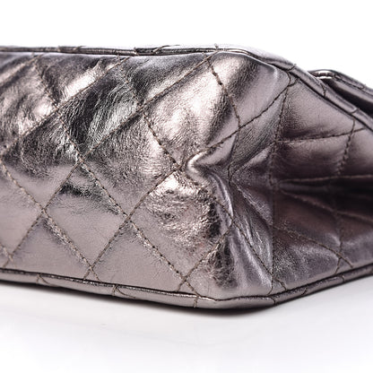 Chanel Metallic Aged Calfskin Quilted 2.55 Reissue 226 Silver 10 of 14