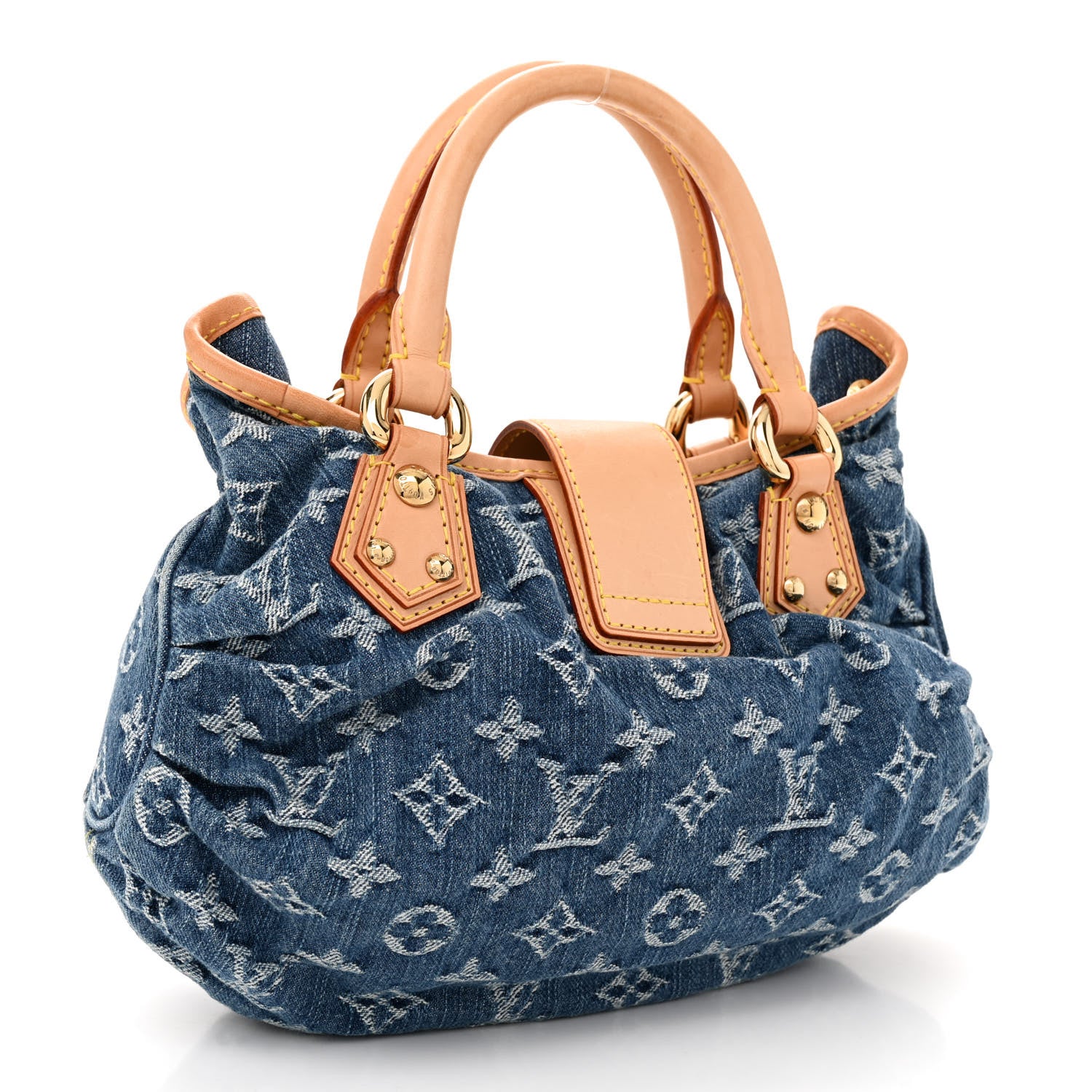 Louis Vuitton Monogram Denim Pleaty Blue 3 of 11