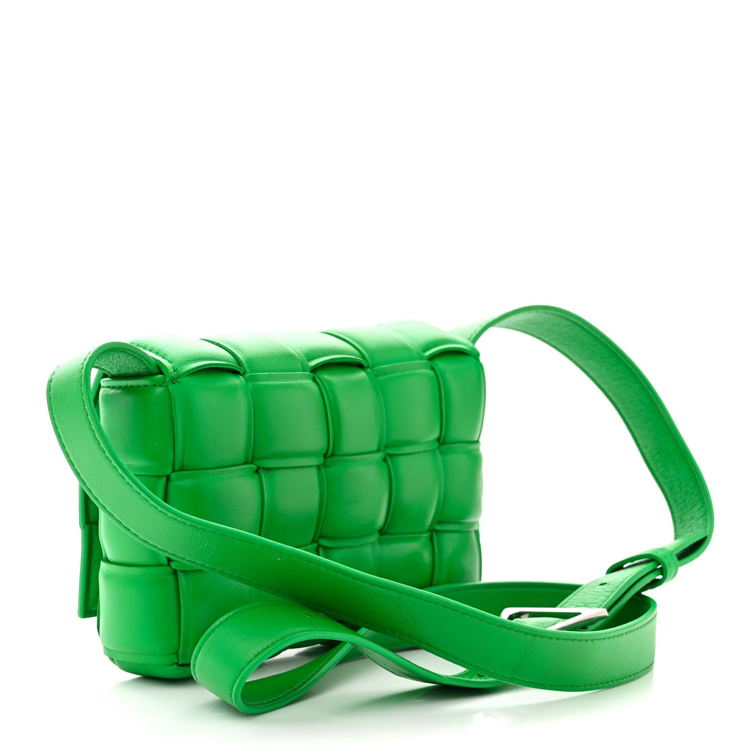 Bottega Veneta Nappa Maxi Intreccio Small Padded Cassette Crossbody Bag Parakeet 3 of 12