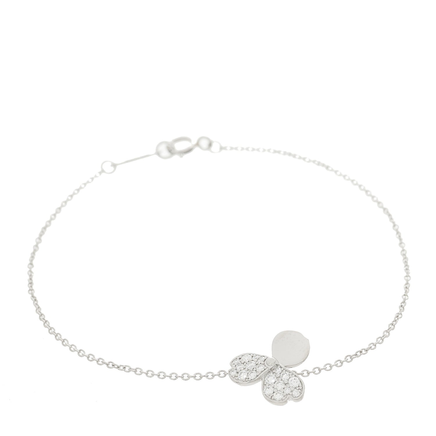 Tiffany Platinum Diamond Paper Flowers Bracelet 1 of 4