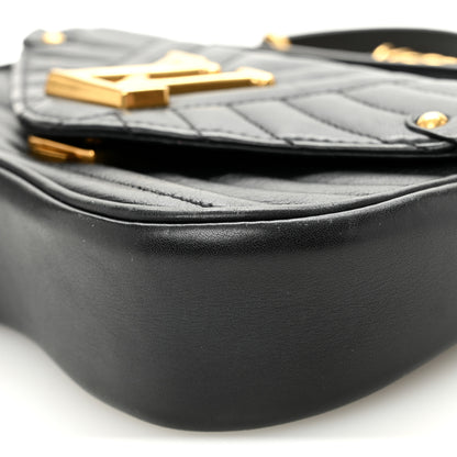 Louis Vuitton Calfskin New Wave Chain MM Black 9 of 9