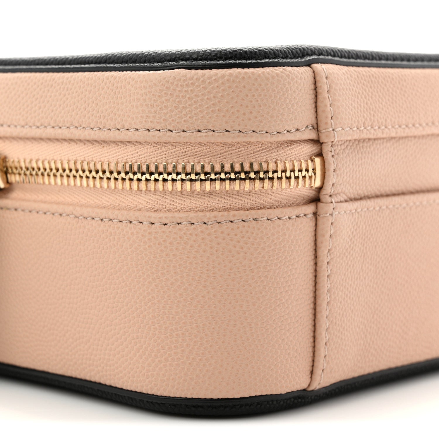 Chanel Caviar Quilted Medium CC Filigree Vanity Case Beige Black 17 of 19