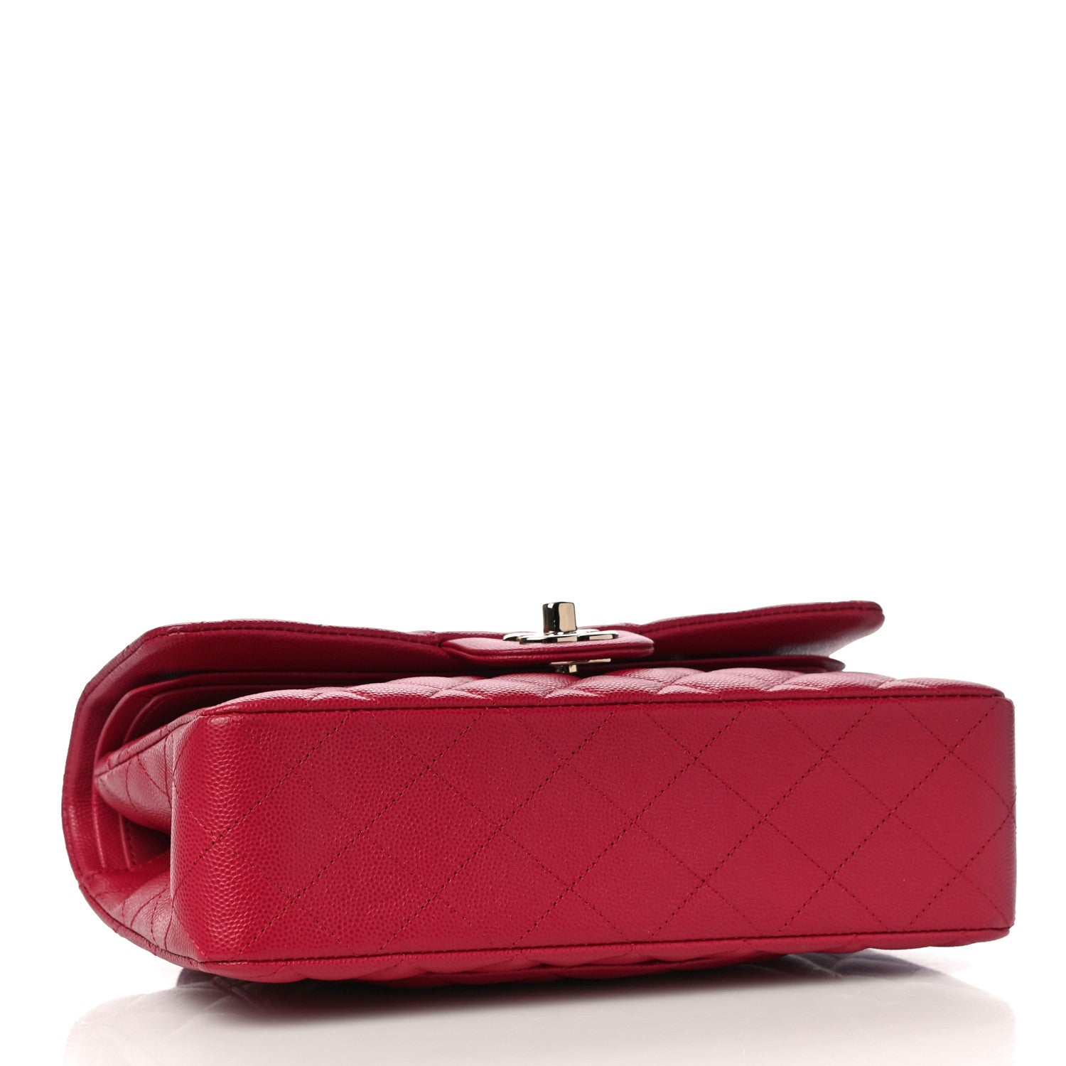 Chanel Caviar Quilted Small Double Flap Dark Pink 4 of 10