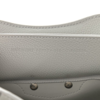 Balenciaga Grained Calfskin Neo Classic Silver Hardware Mini City Light Grey 7 of 11