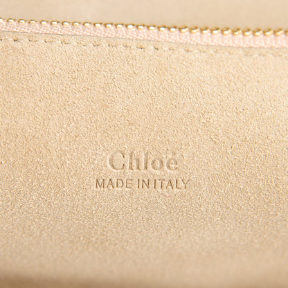 Chloe Suede Calfskin Medium Faye Shoulder Bag Black 7 of 9