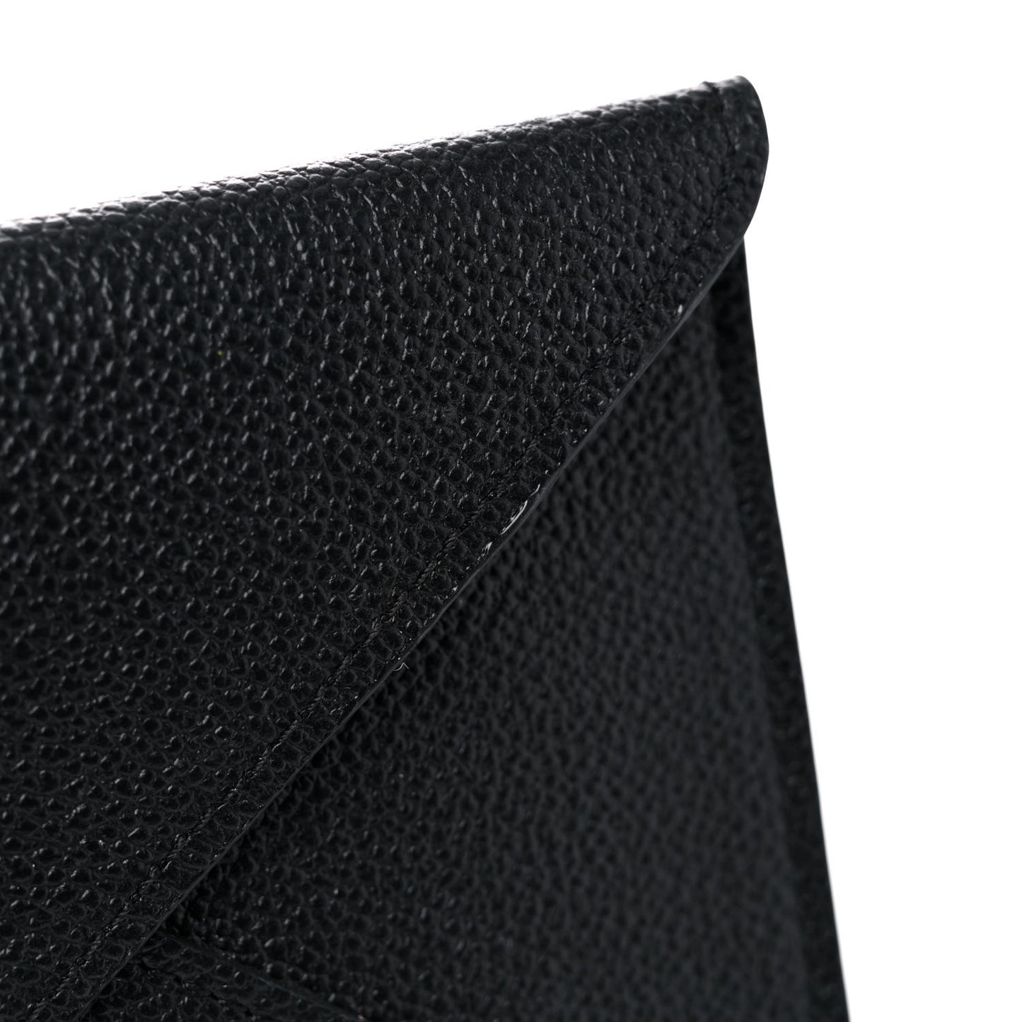 Calfskin Envelope Pouch Black