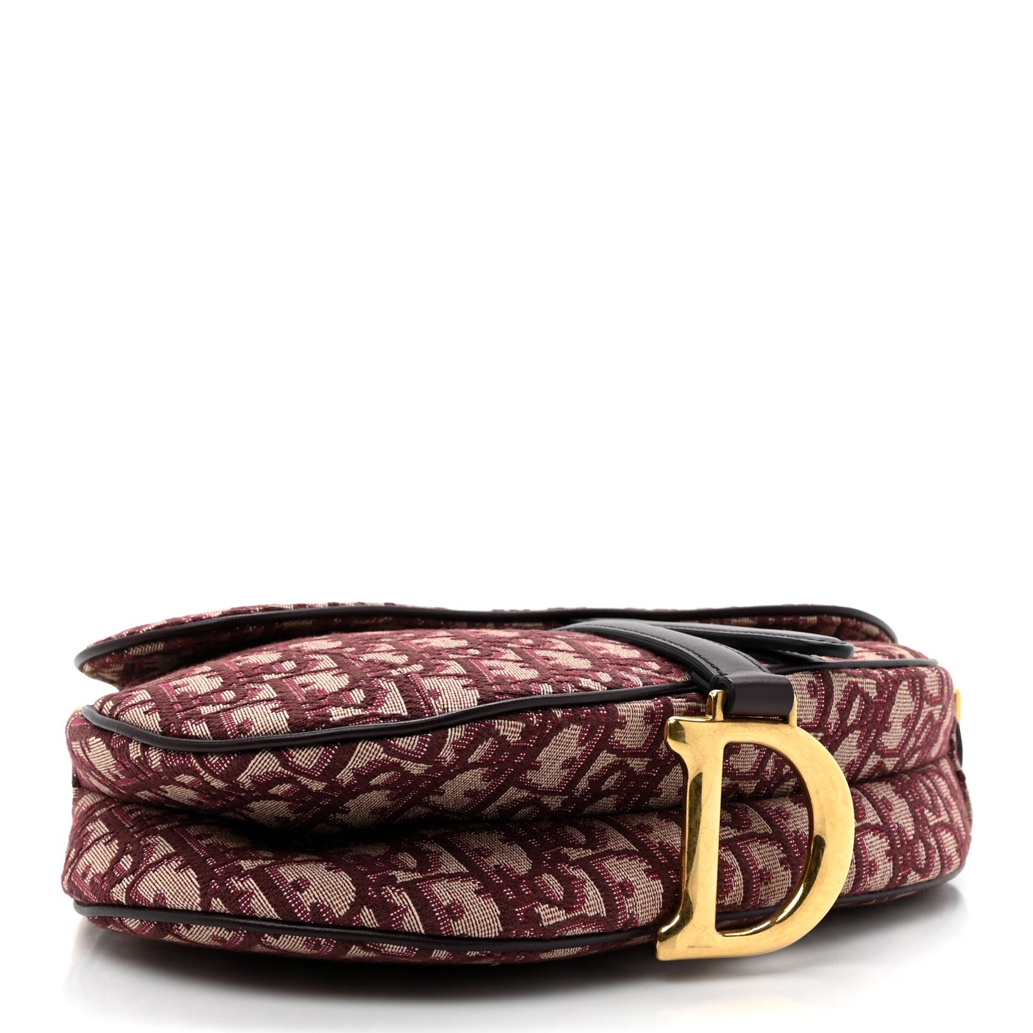 Oblique Saddle Bag Burgundy