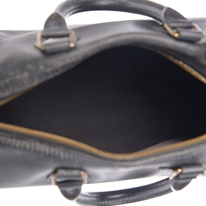 Louis Vuitton Epi Speedy 25 Black 4 of 12