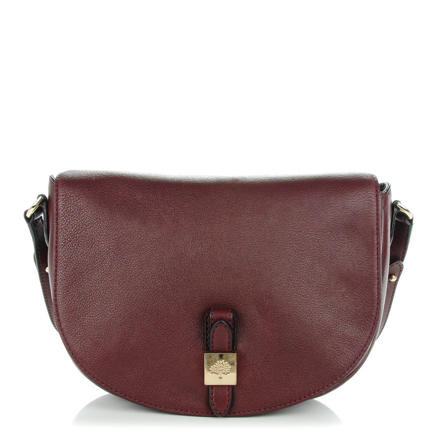 Soft Small Grain Tessie Satchel Oxblood