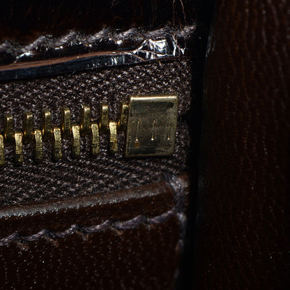 Hermes Shiny Porosus Crocodile Kelly Sellier 25 Cocoan 27 of 28
