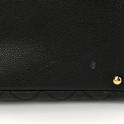 Chanel Caviar Quilted XL Grand Shopping Tote GST Black 15 of 17