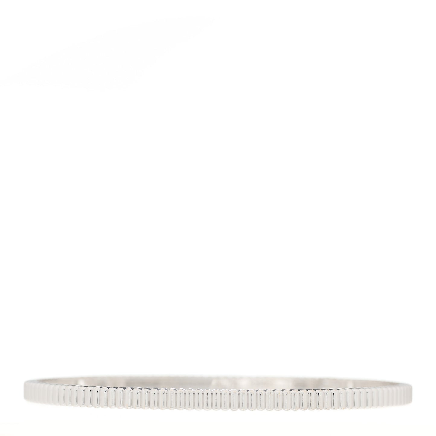 18K White Gold Quatre Grosgrain Bangle Bracelet