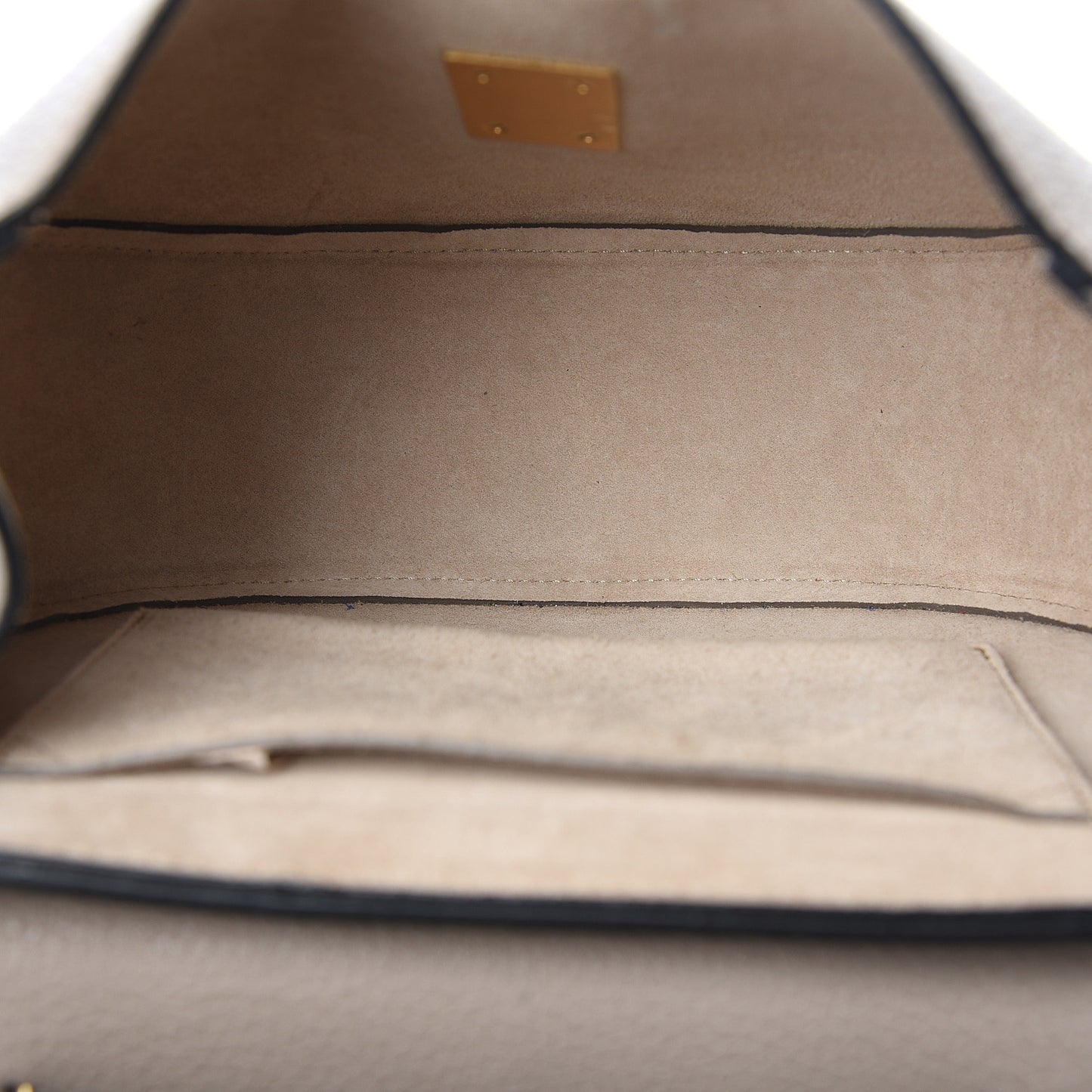 Grained Lambskin Drew Shoulder Bag Motty Grey