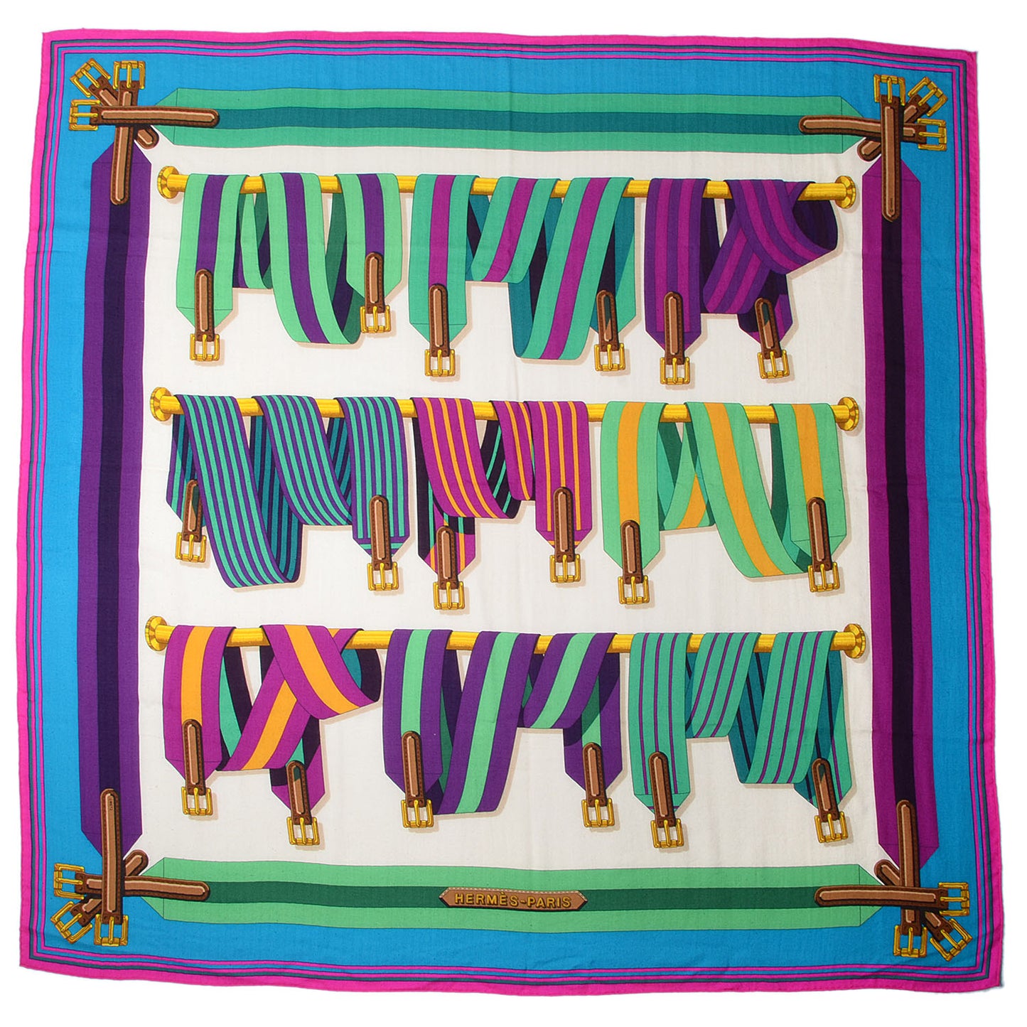 Cashmere Silk Sangles Shawl Scarf GM 140