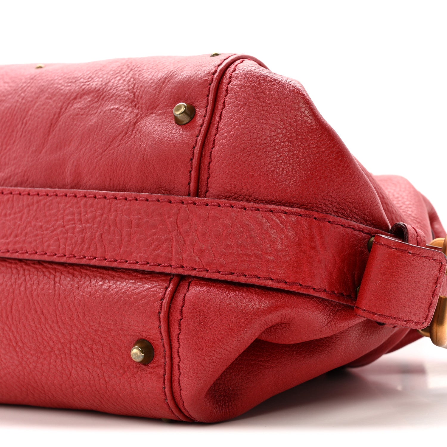 Chloe Calfskin Medium Paddington Satchel Rouge 10 of 23
