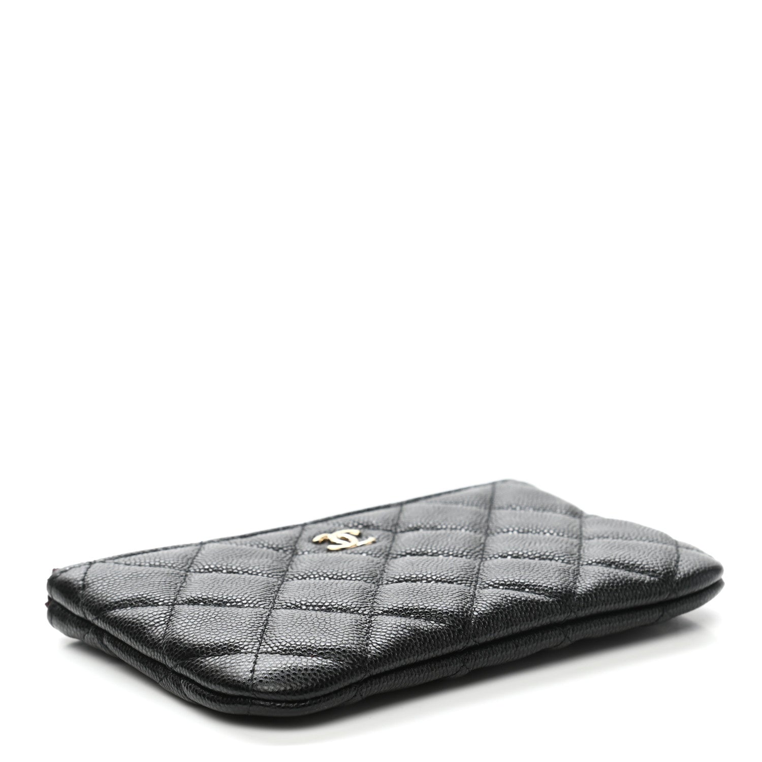 Chanel Caviar Quilted Small Cosmetic Case Black 4 of 7