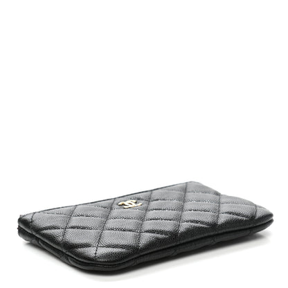 Chanel Caviar Quilted Small Cosmetic Case Black 4 of 7