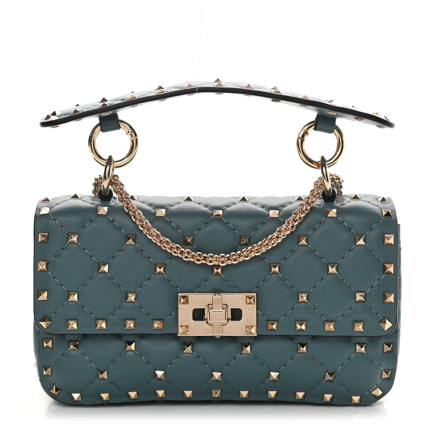 Valentino Garavani Nappa Small Rockstud Spike Shoulder Bag Amadeus 1 of 11