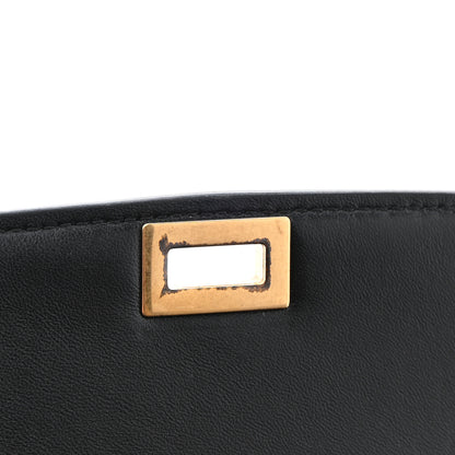 Celine Box Calfskin Medium Classic Box Flap Bag Black 10 of 12