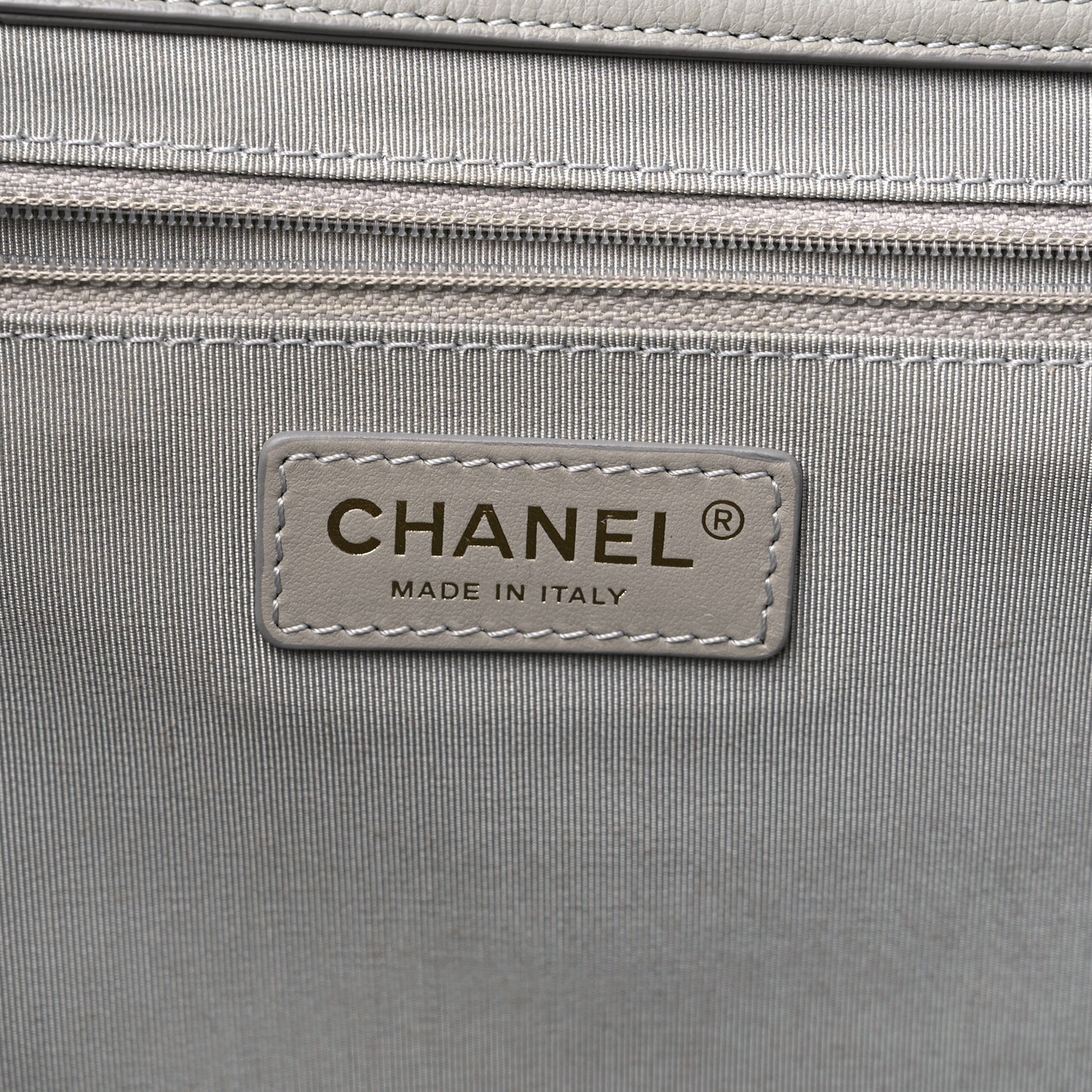 Bullskin Stitched Large Shopping Bag Grey