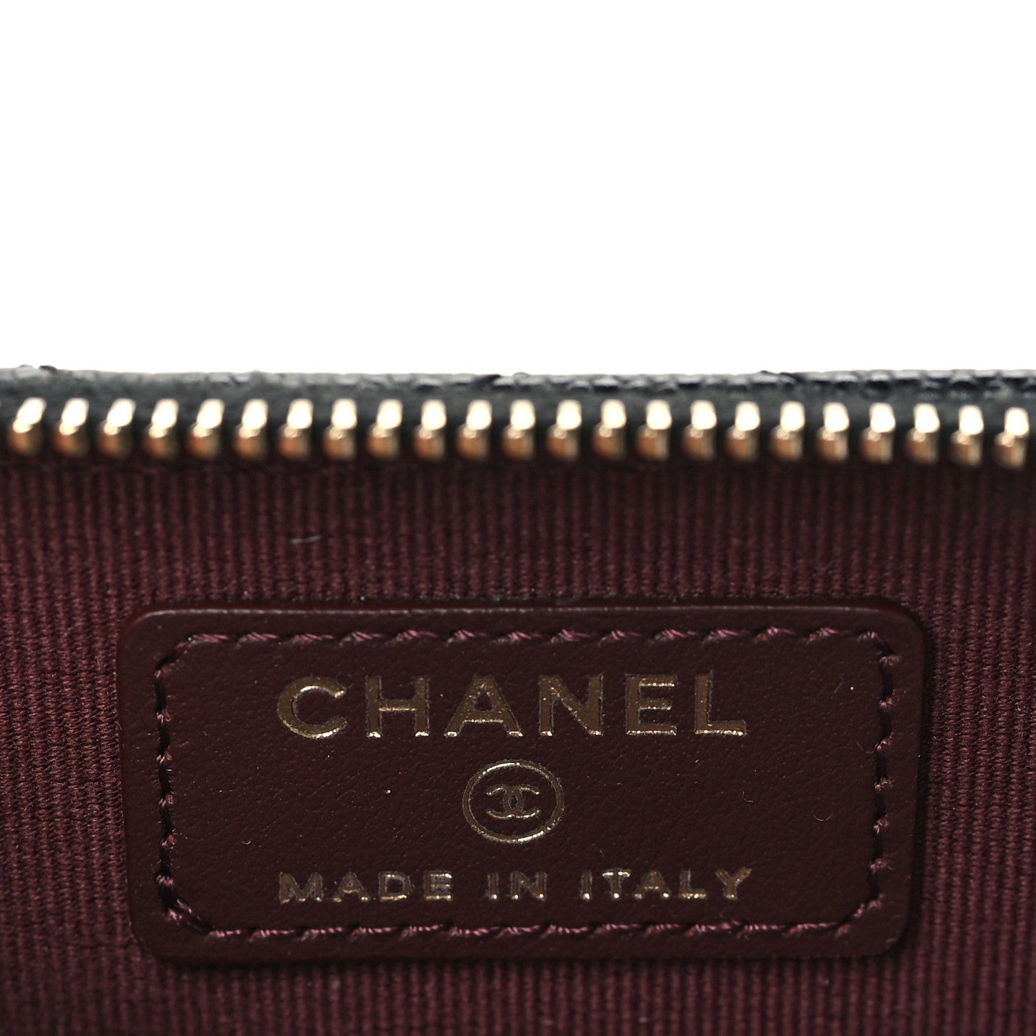 Chanel Caviar Quilted Zip Card Holder Black 6 of 8