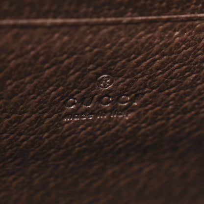 Gucci Monogram Jumbo GG Textured Dollar Calfskin Mini Dionysus Chain Wallet Camel Ebony New Acero 6 of 11