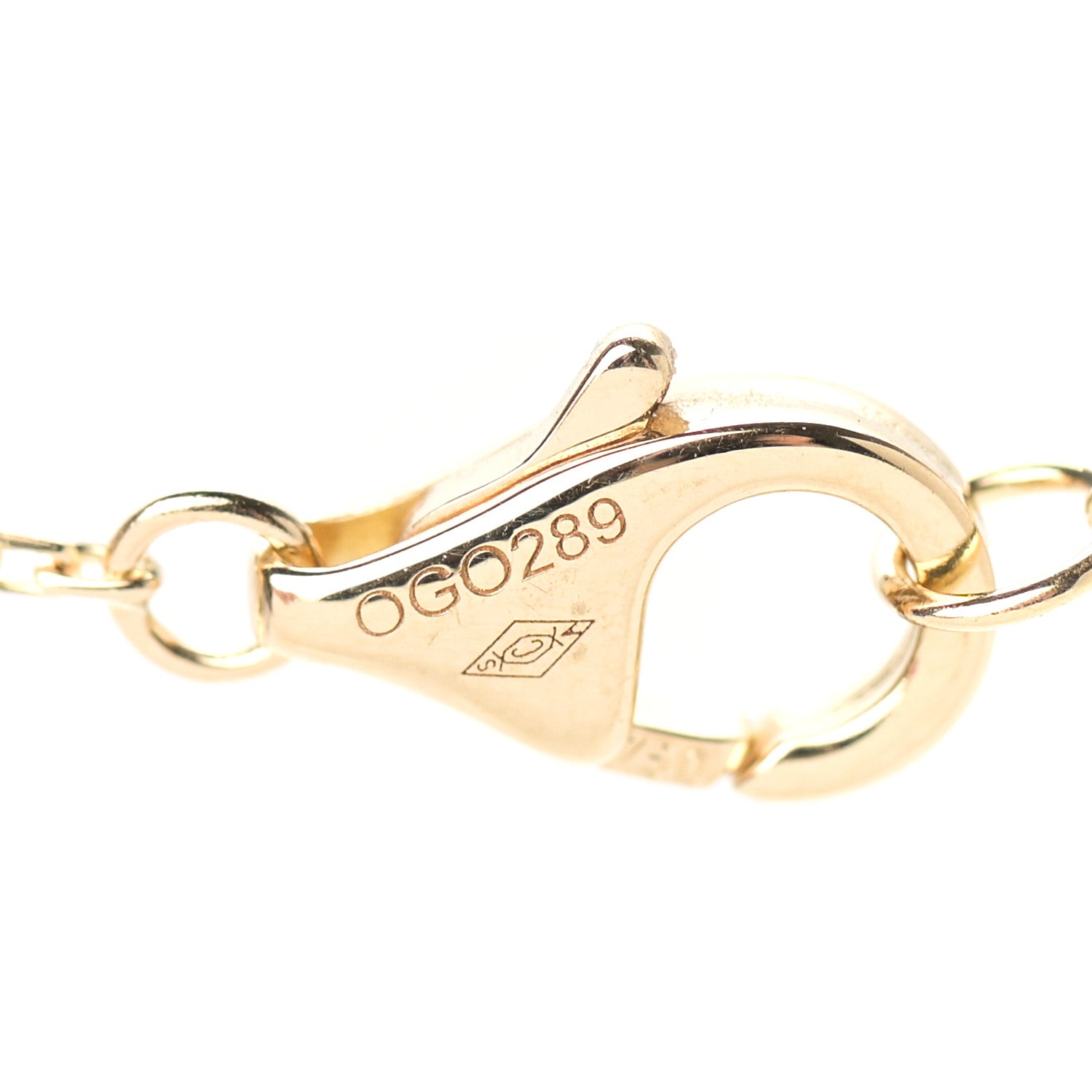 Cartier 18K Yellow Gold Diamond Mother of Pearl XS Amulette de Cartier Pendant Necklace 5 of 6