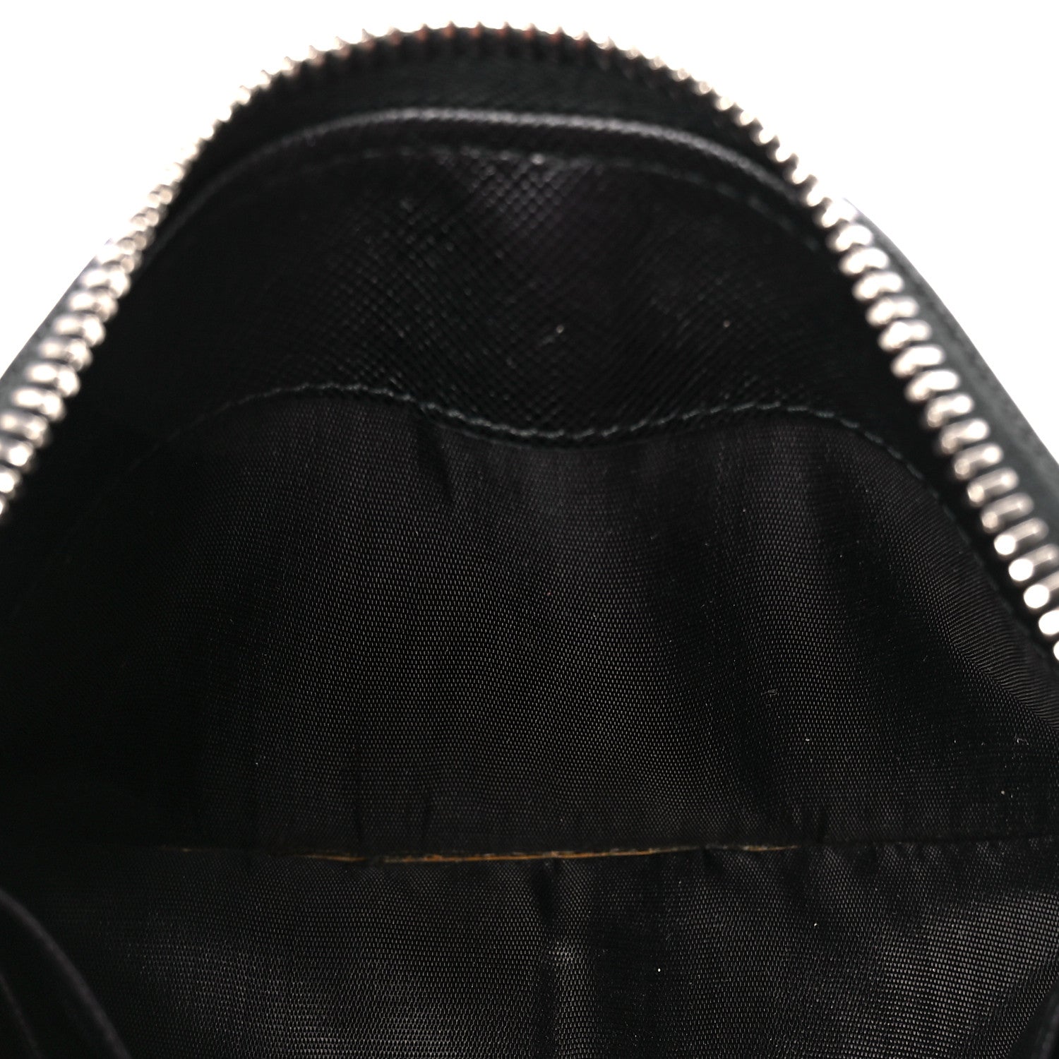 Prada Tessuto Nylon Zip Around Wallet Black 7 of 12