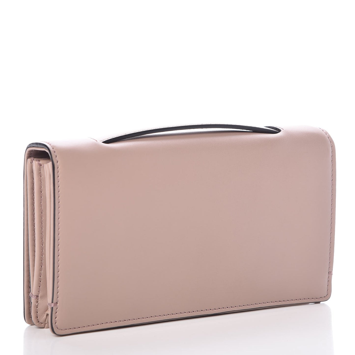 Calfskin Bee Pouch Powder Beige