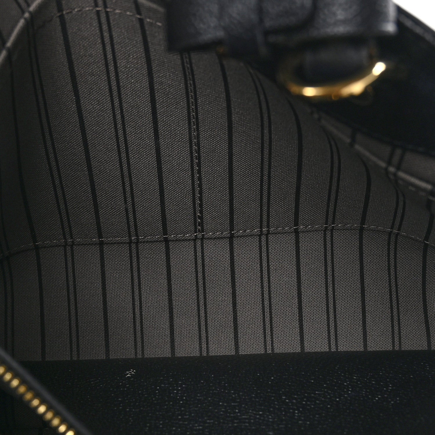 Louis Vuitton LOUIS VUITTON Empreinte Montaigne MM Black 7 of 10