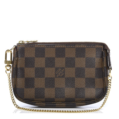 Louis Vuitton Damier Ebene Mini Pochette Accessories 1 of 9