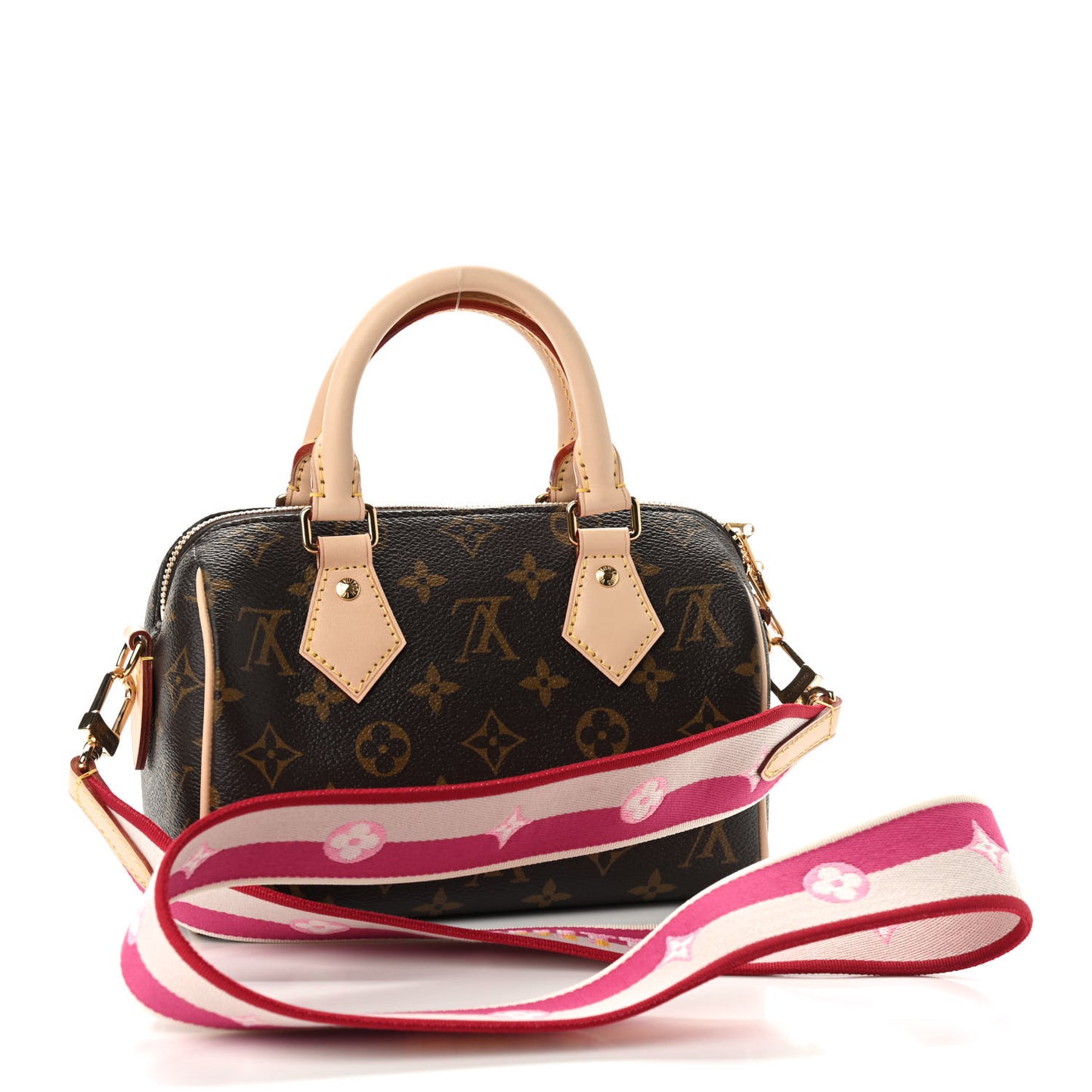 Monogram Speedy Bandouliere 20 Fuchsia