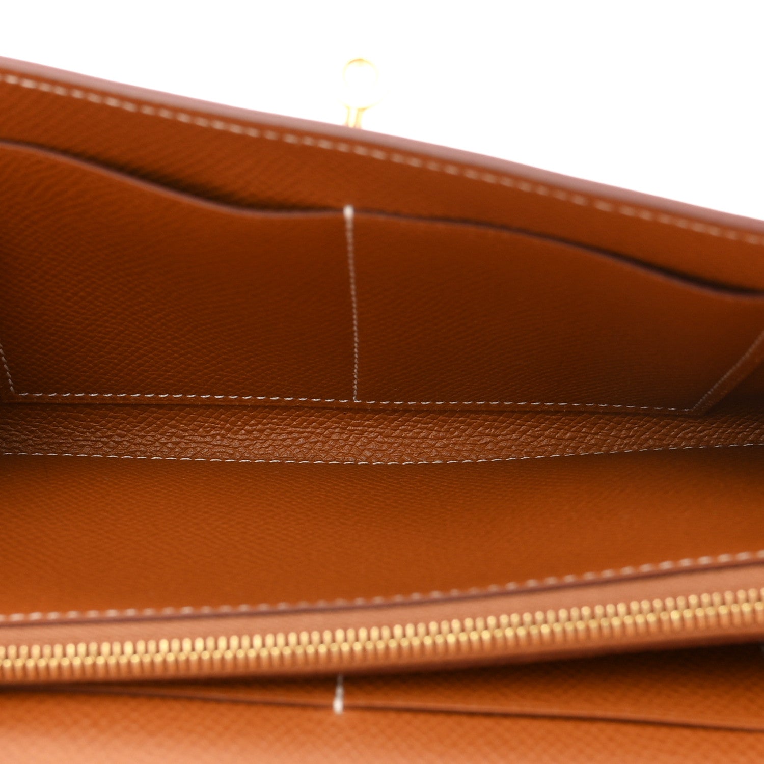 Hermes Epsom Kelly Wallet To Go Gold 5 of 11