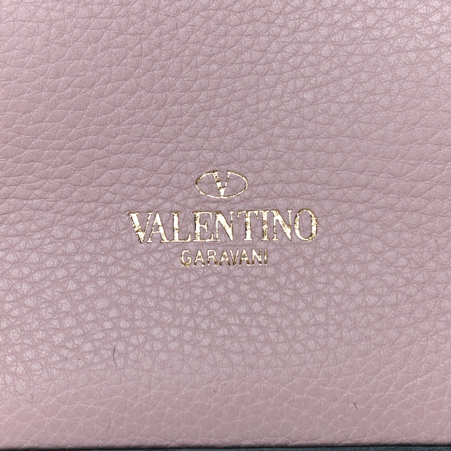 Grained Calfskin Mini My Rockstud Frame Bag Poudre