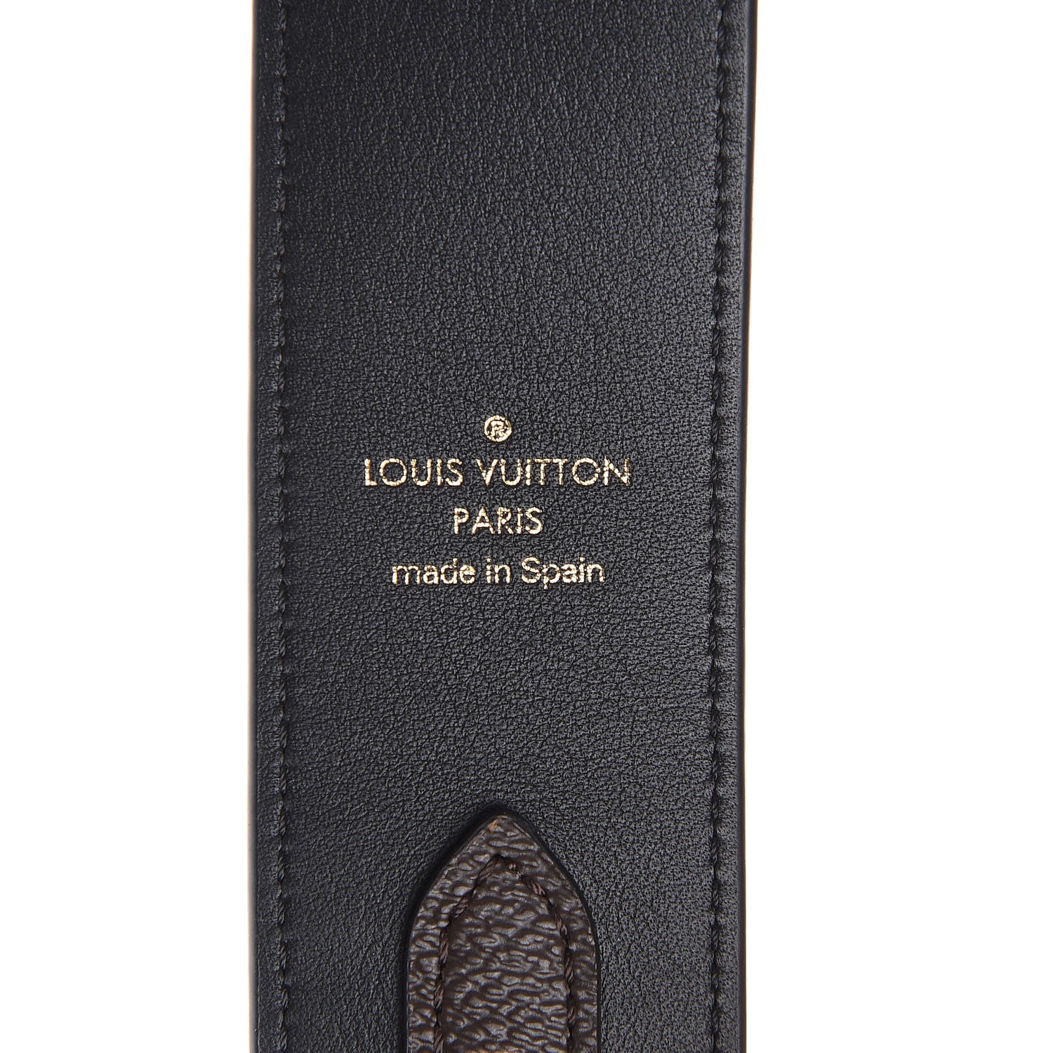 Louis Vuitton Monogram Bandouliere Shoulder Strap Black 4 of 5