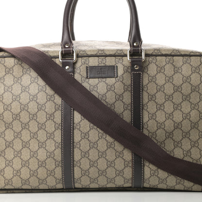 Gucci GG Plus Monogram Medium Carry On Duffle Dark Brown 8 of 19