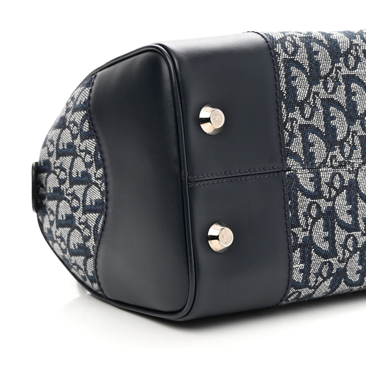 Christian Dior Monogram Boston Navy 8 of 10