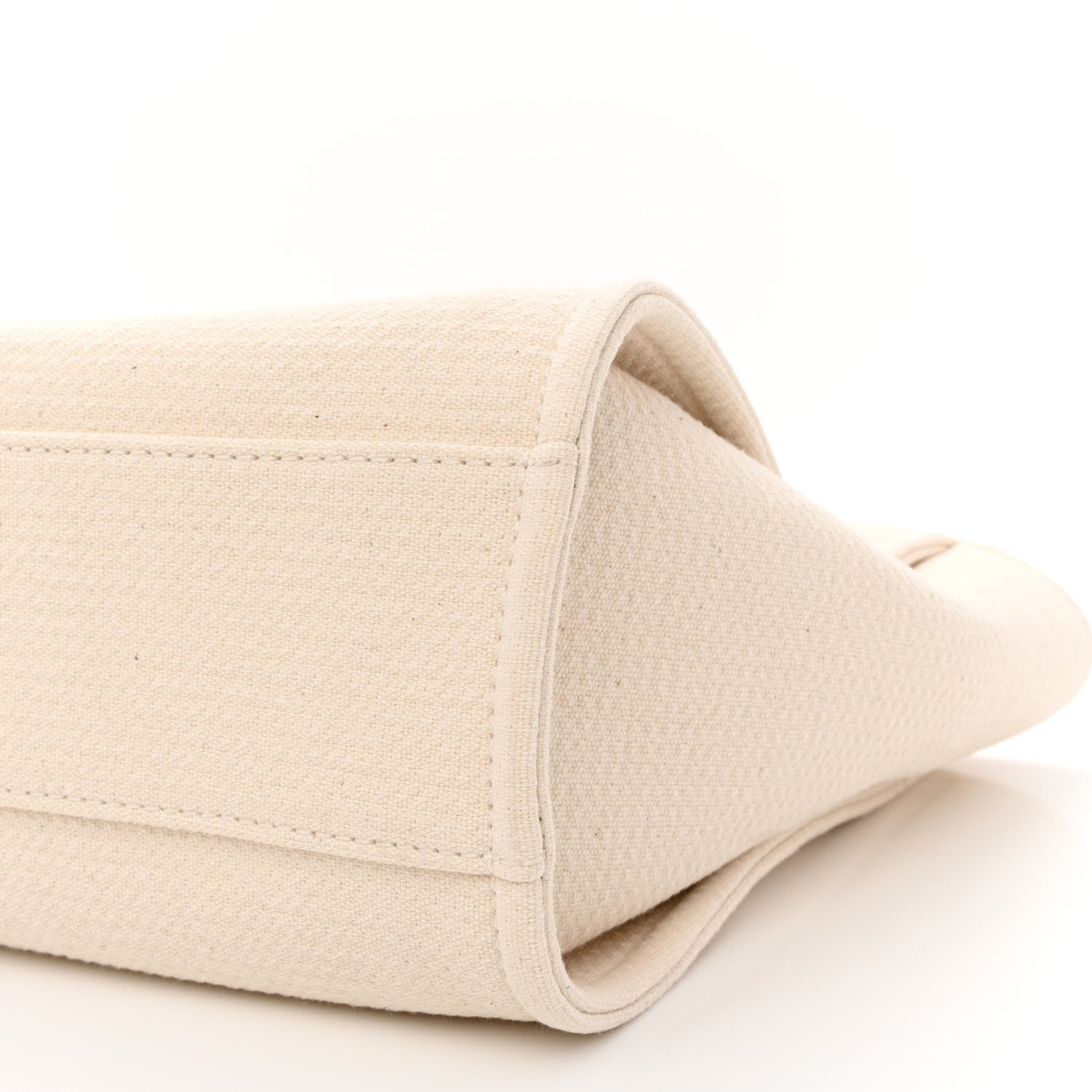 Chanel Mixed Fibers Small Deauville Tote White 12 of 13