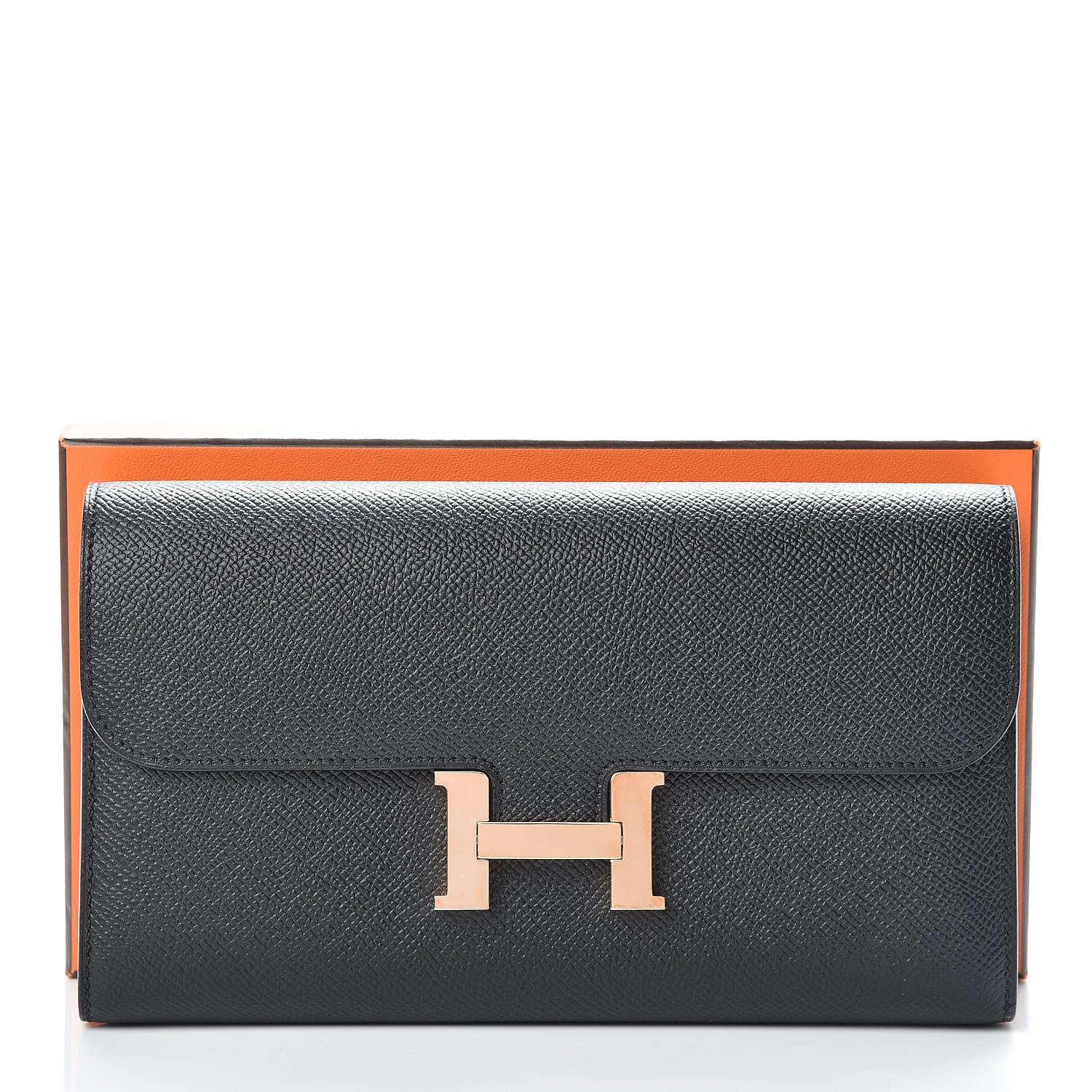Hermes Epsom Constance Long Wallet Black 8 of 8