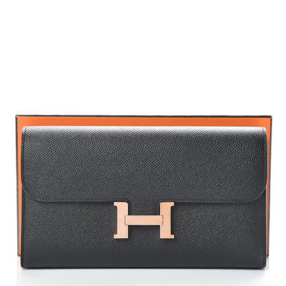 Hermes Epsom Constance Long Wallet Black 8 of 8