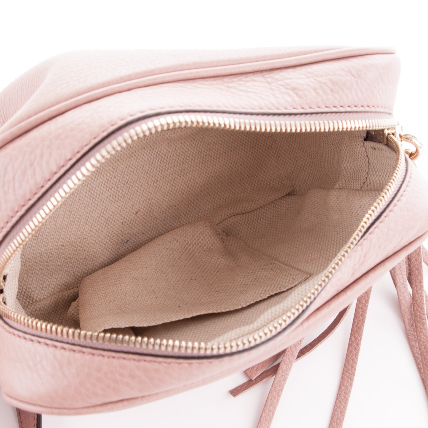 Cellarius Calfskin Small Soho Disco Bag Dark Cipria