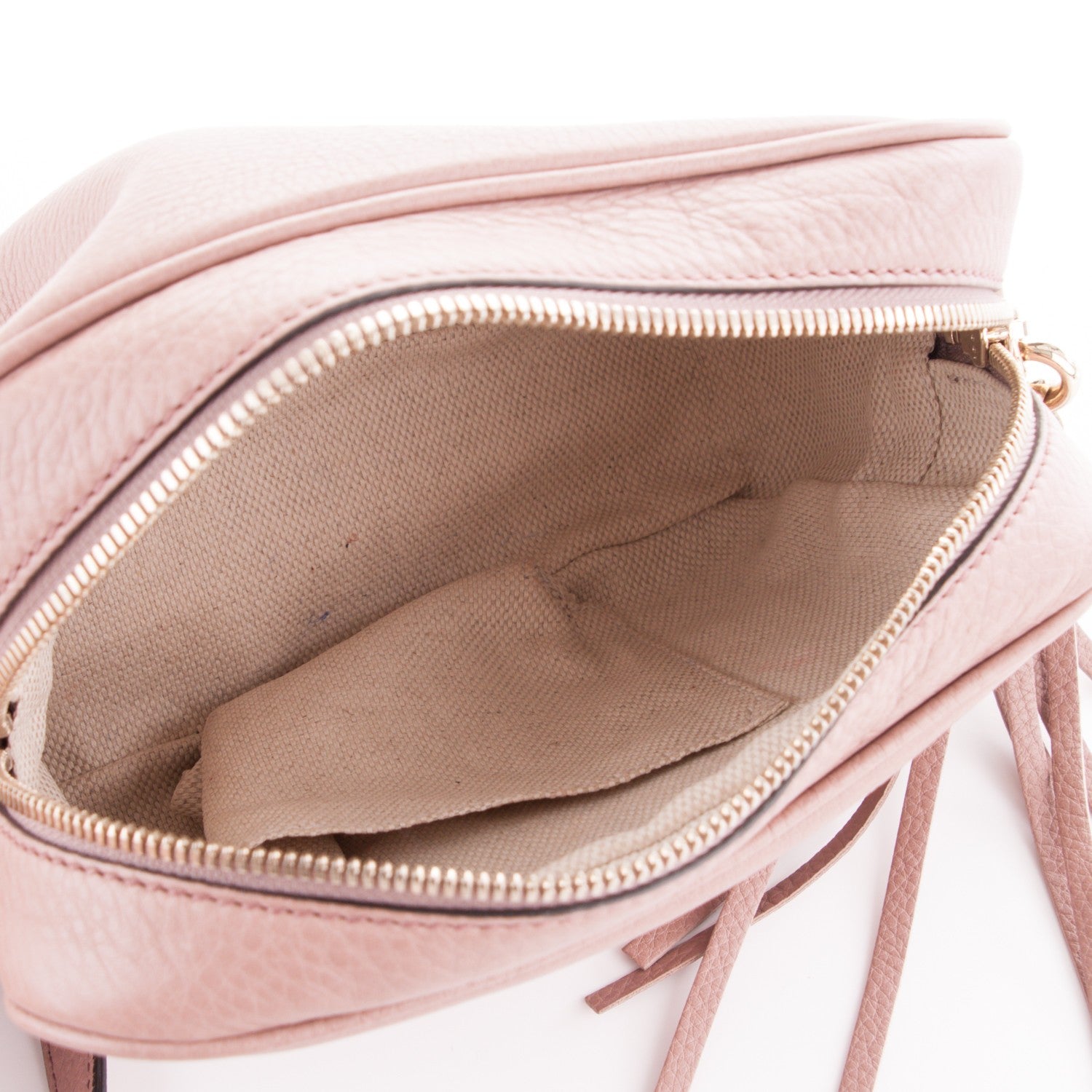 Gucci Cellarius Calfskin Small Soho Disco Bag Dark Cipria 5 of 7
