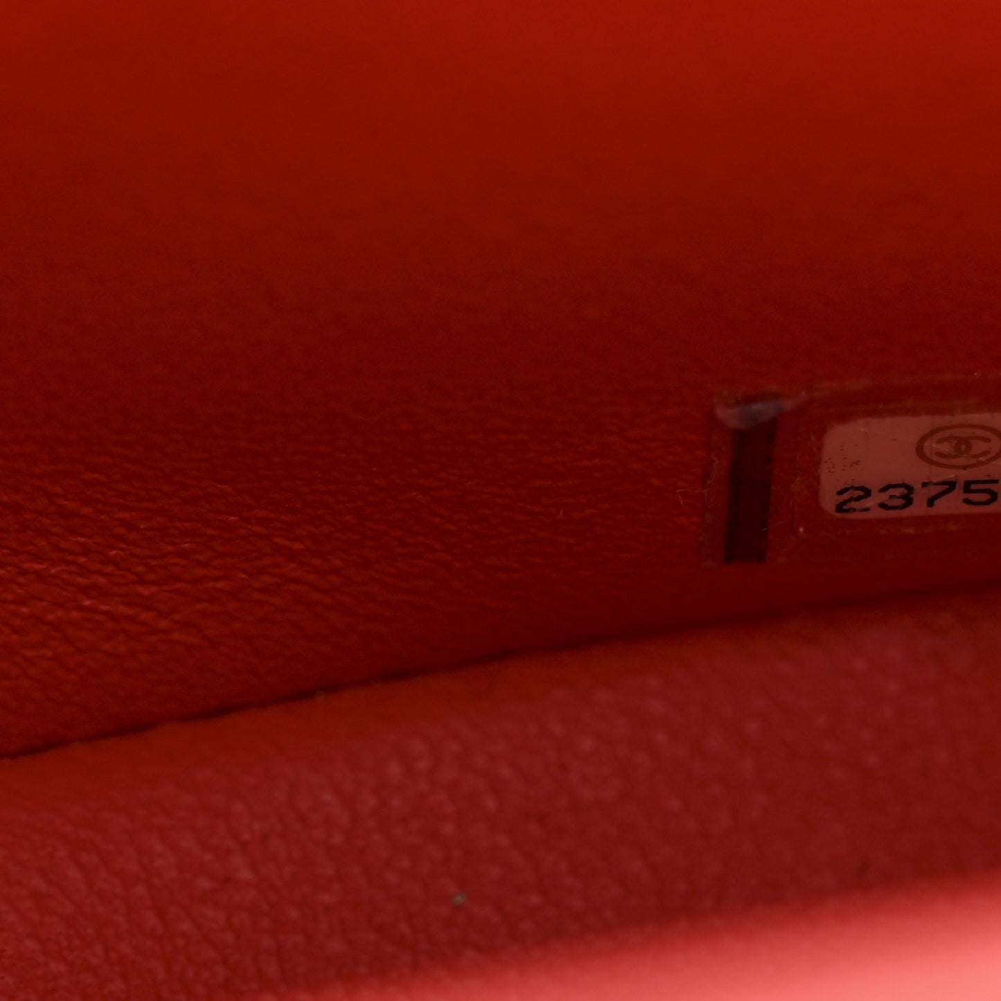 Patent Quilted Mini Square Flap Orange