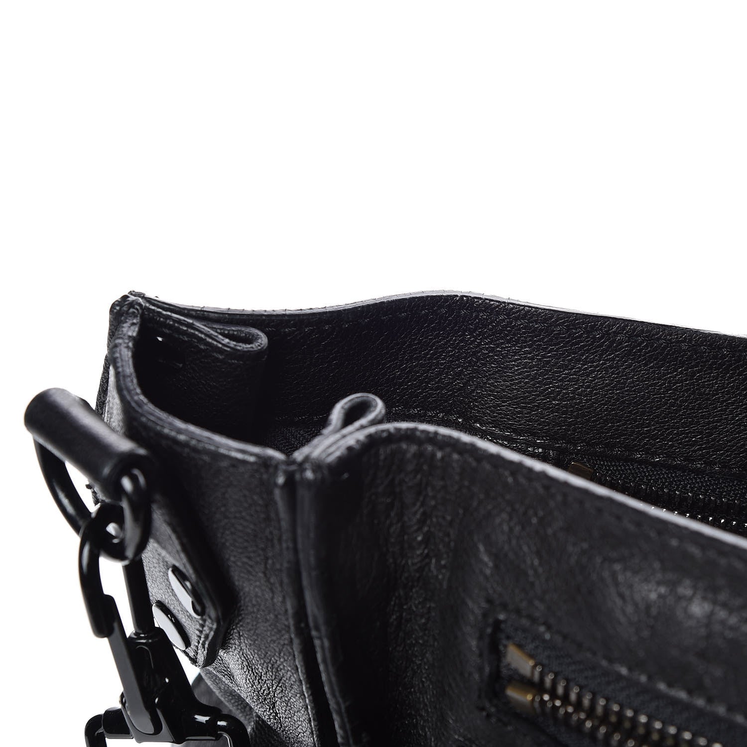 Proenza Schouler Lambskin PS1 Large Satchel Black 12 of 17