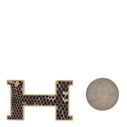 Hermes Lizard Constance 24mm Belt Buckle Ombre 2 of 4